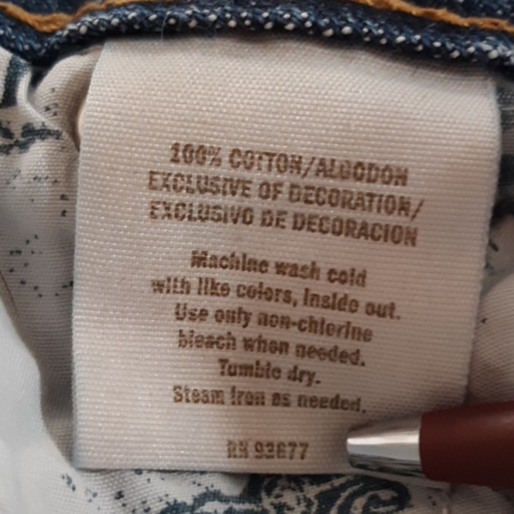 DECREE  jeans Bootcut destroyed Pants B25 - Picture 9 of 12